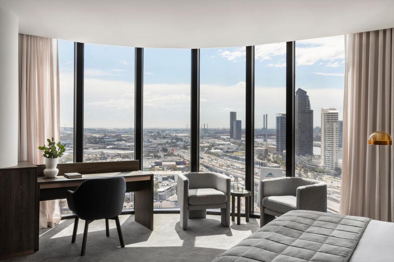 Oakwood Premier Melbourne Apart otel Dış mekan fotoğraf The view from a typical apartment