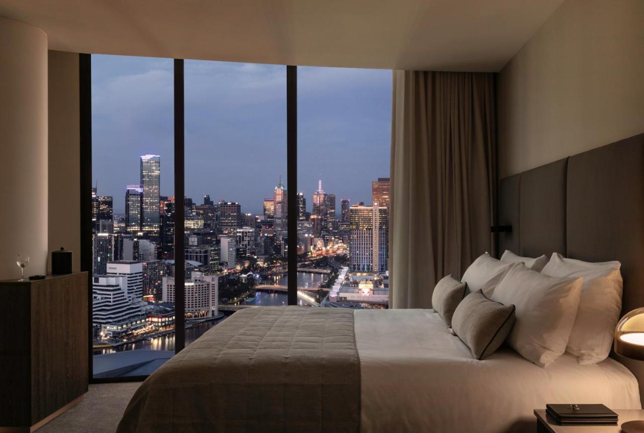 Oakwood Premier Melbourne Apart otel Dış mekan fotoğraf The bedroom of a typical apartment