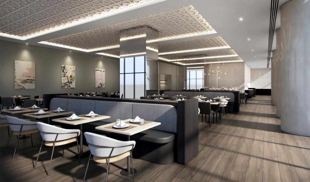 Oakwood Premier Melbourne Apart otel Dış mekan fotoğraf The interior of the restaurant