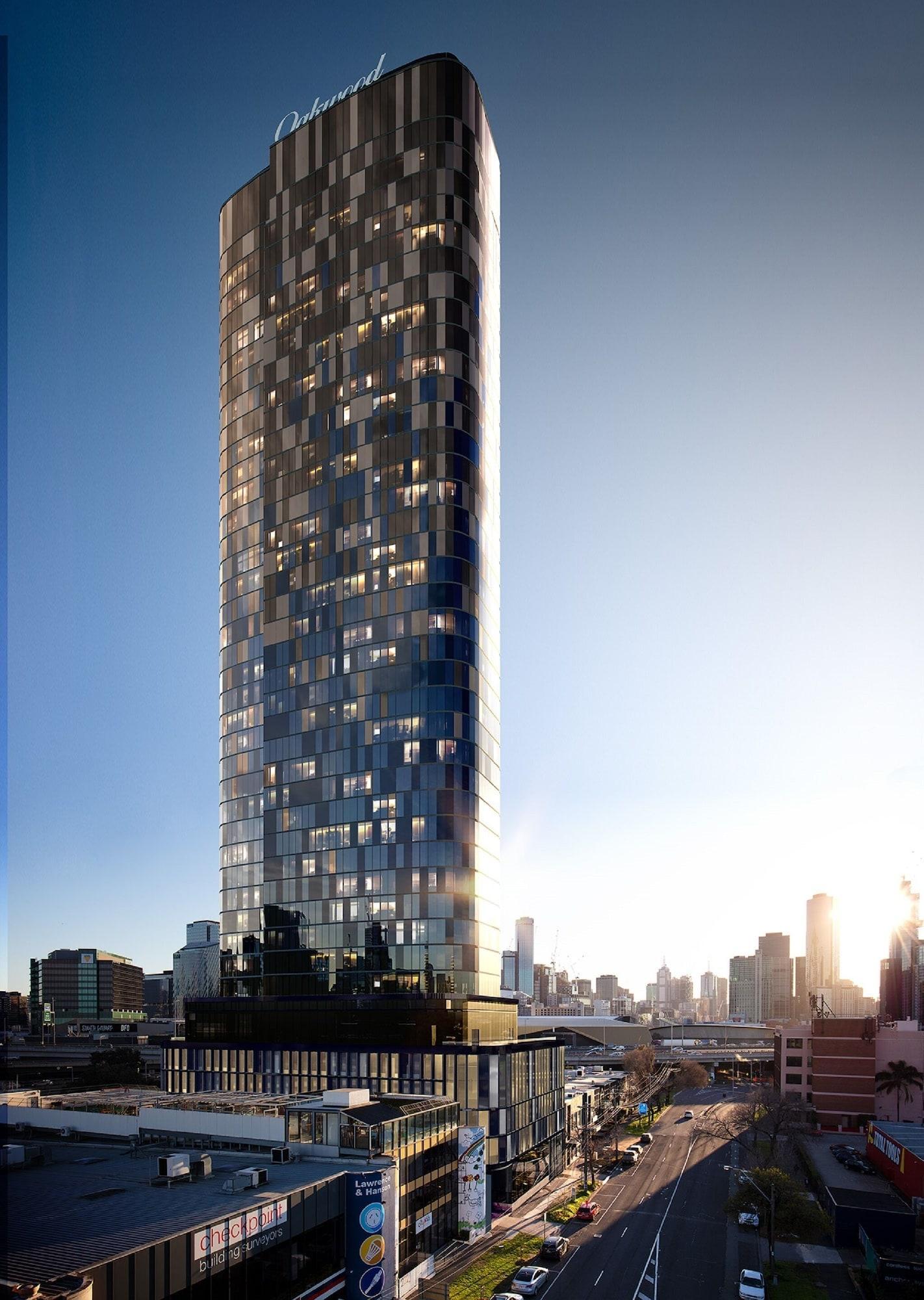 Oakwood Premier Melbourne Apart otel Dış mekan fotoğraf The proposed tower