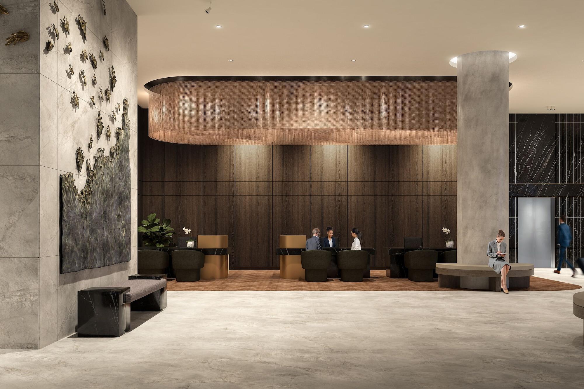 Oakwood Premier Melbourne Apart otel Dış mekan fotoğraf The lobby of the hotel